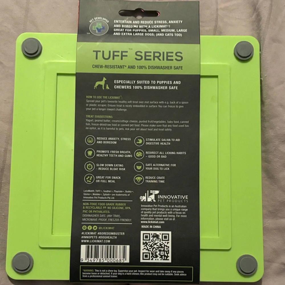 Soother Tuff Series Green Dog Mat